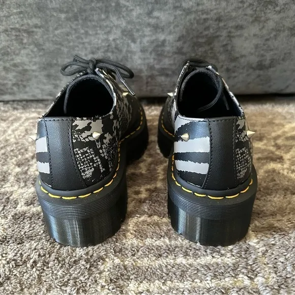 NWOT Dr Martens 1461 Quad Chunky Animal Mixed Print Shoes Women’s 6
