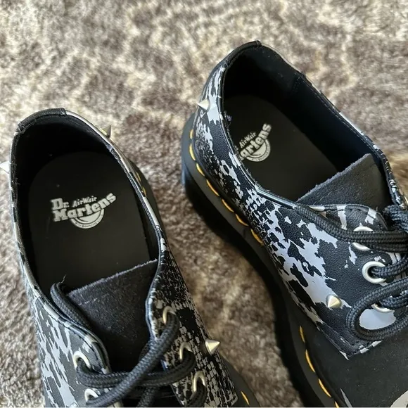 NWOT Dr Martens 1461 Quad Chunky Animal Mixed Print Shoes Women’s 6