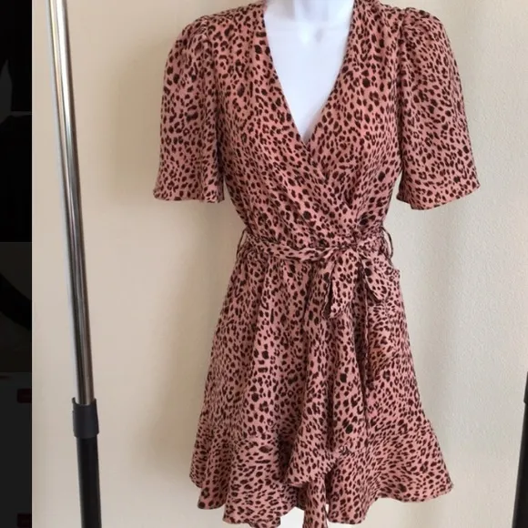 NWOT gorgeous leopard print dress