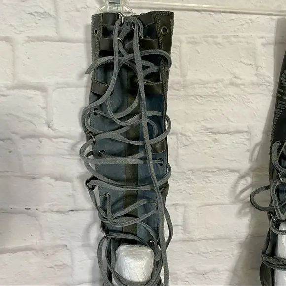 NWOT Leather Gladiator Sandals