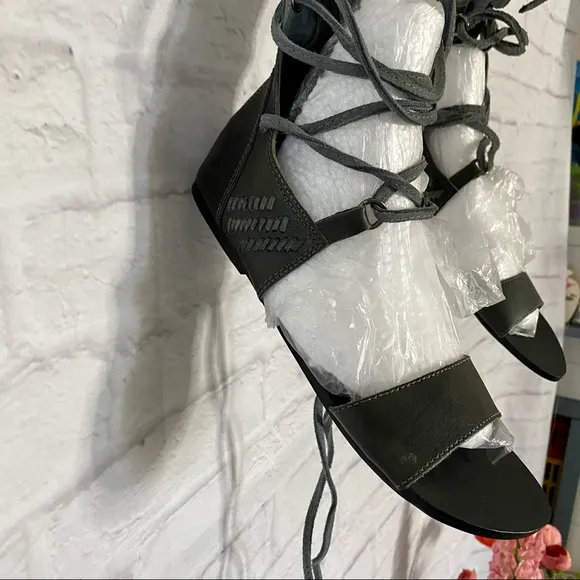NWOT Leather Gladiator Sandals