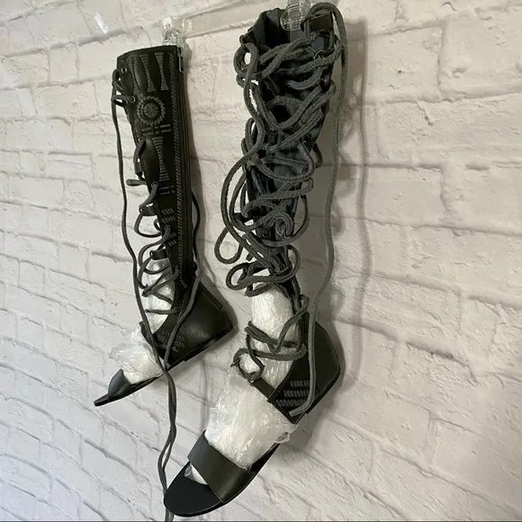 NWOT Leather Gladiator Sandals