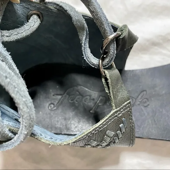 NWOT Leather Gladiator Sandals