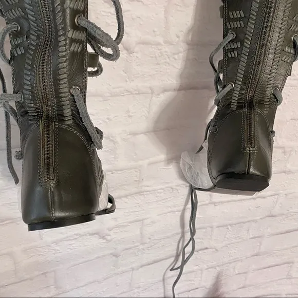 NWOT Leather Gladiator Sandals