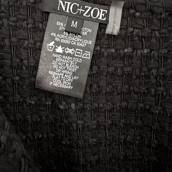 NWOT NIC   ZOE Asymmetrical Fringed Hem Skirt
