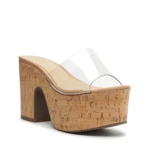 NWOT Schutz Dalle Vinyl Cutout Vinyl Sandal