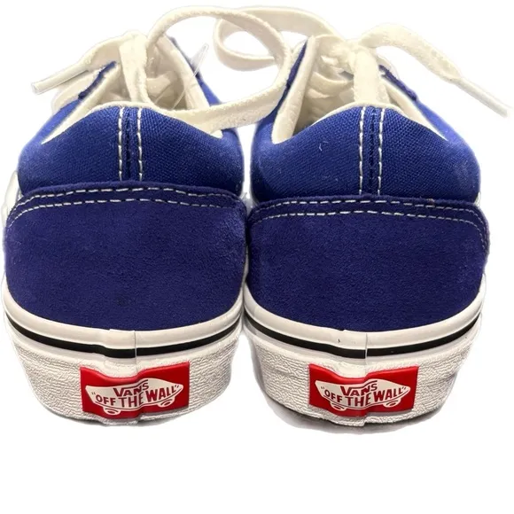NWOT VANS Old Skool V Casual Sneaker Shoes Kids Size 3 Kids Navy Blue