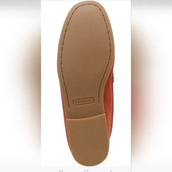 NWOT Vince Men's Daly Loafer in Sunset Orange, Size 8/Women's Size 10