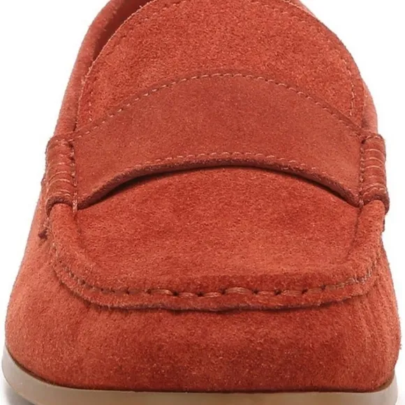 NWOT Vince Men's Daly Loafer in Sunset Orange, Size 8/Women's Size 10