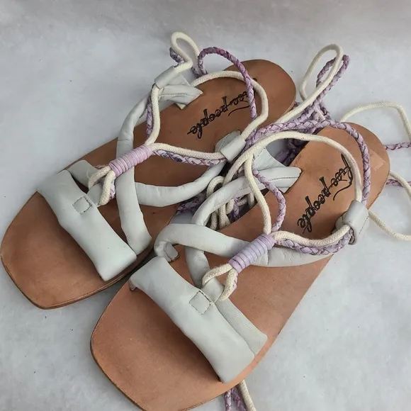 NWT Free People Linden Wrap Sandals