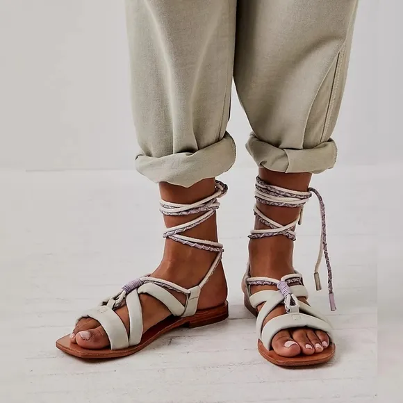 NWT Free People Linden Wrap Sandals