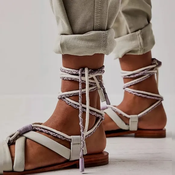 NWT Free People Linden Wrap Sandals