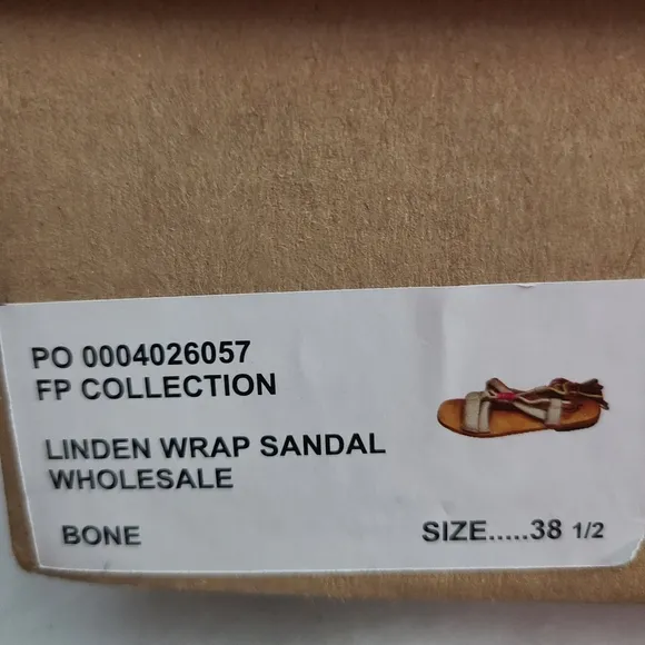 NWT Free People Linden Wrap Sandals