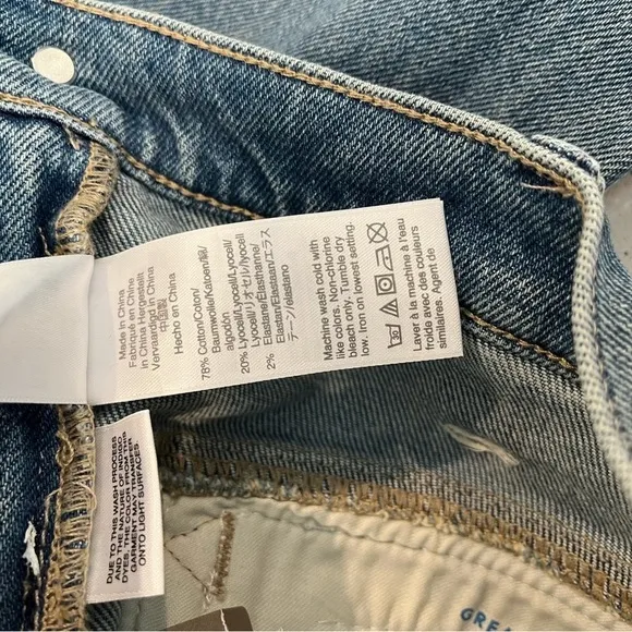 NWT J. Crew Size 30 Point Sur 11” High Rise Kick Out Crop Jeans Western Sky Wash