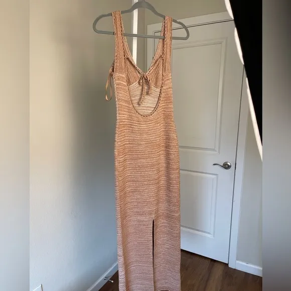 NWT Ronny Kobo Madi crochet knit maxi dress Size M