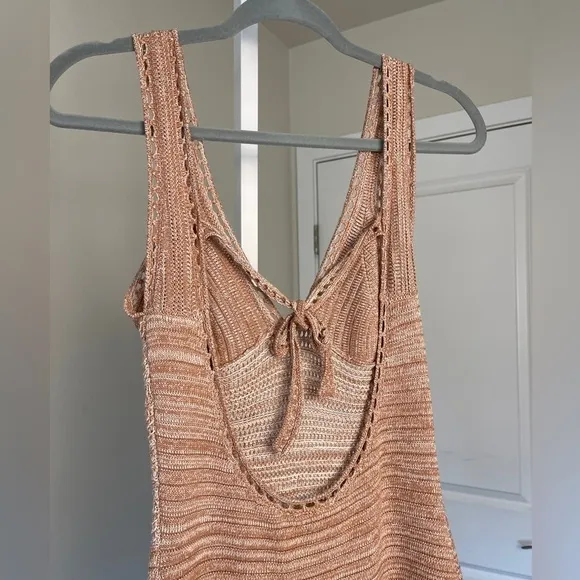 NWT Ronny Kobo Madi crochet knit maxi dress Size M