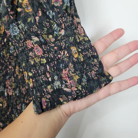 NWT Veronica Beard Farha Floral Smocked Ruffled Minidress Size 12