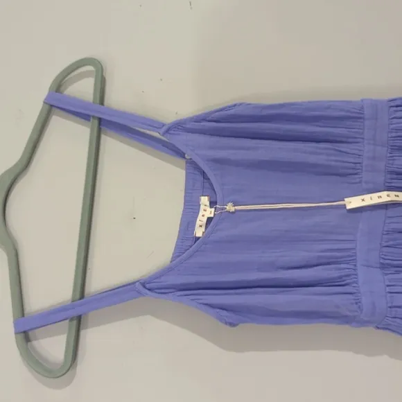 NWT Xirena Ali Tired Dress 💜 Light Purple 100% Cotton Gauze Midi size Medium