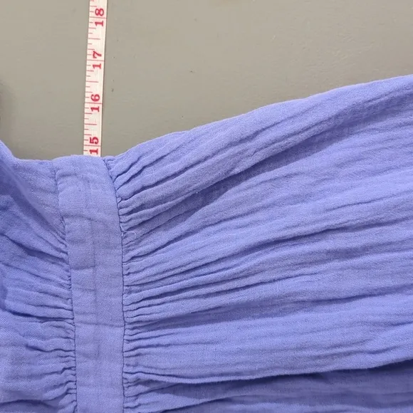 NWT Xirena Ali Tired Dress 💜 Light Purple 100% Cotton Gauze Midi size Medium