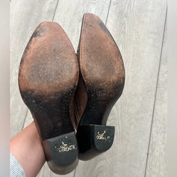 Old Gringo Leather Mules Western Style Studded Women’s 9