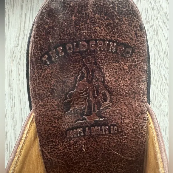 Old Gringo Leather Mules Western Style Studded Women’s 9