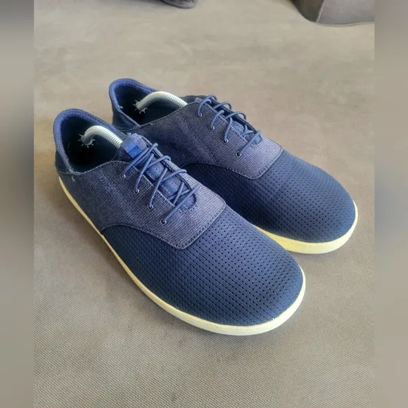 Olukai Nohea Moku NoTie Laces Casual Slip-On  Sneakers Blue Gray Mesh Mens 12M