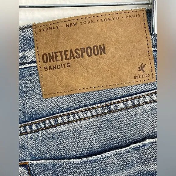 One Teaspoon women’s Hendrixe Bandit shorts, size 30. NWT