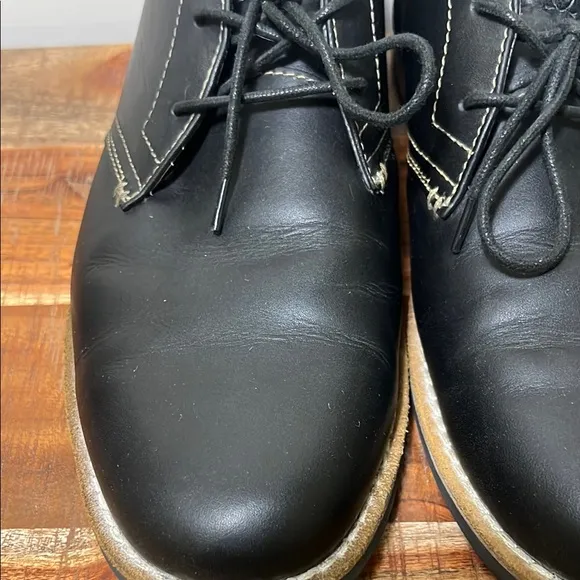 Original Penguin Black Learher Dress Shoes, Men’s 11.5