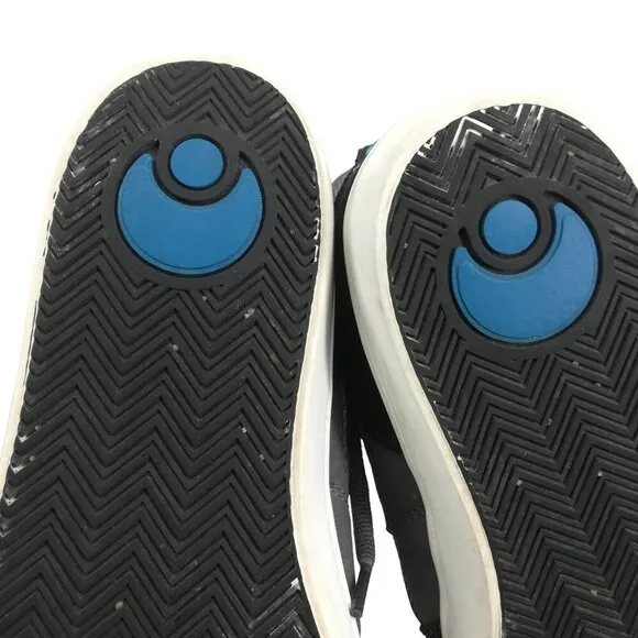 Osiris Serpent Mid II Skate Skateboard Sneakers Shoes Size 7 Boys Kids Black