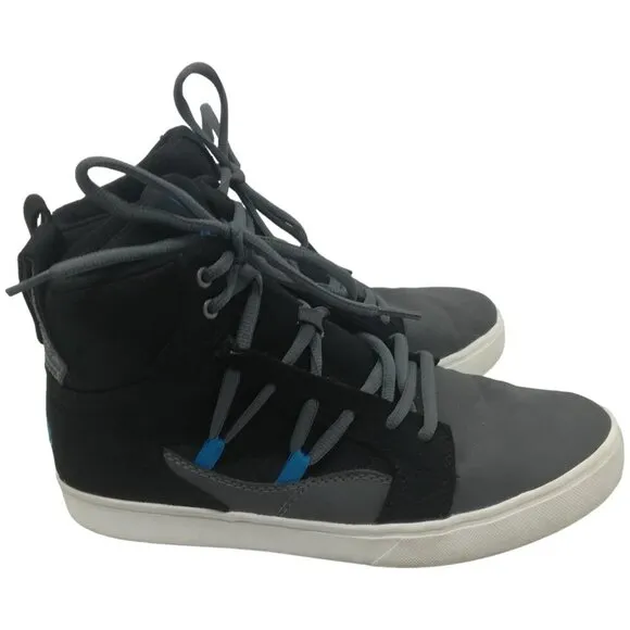 Osiris Serpent Mid II Skate Skateboard Sneakers Shoes Size 7 Boys Kids Black