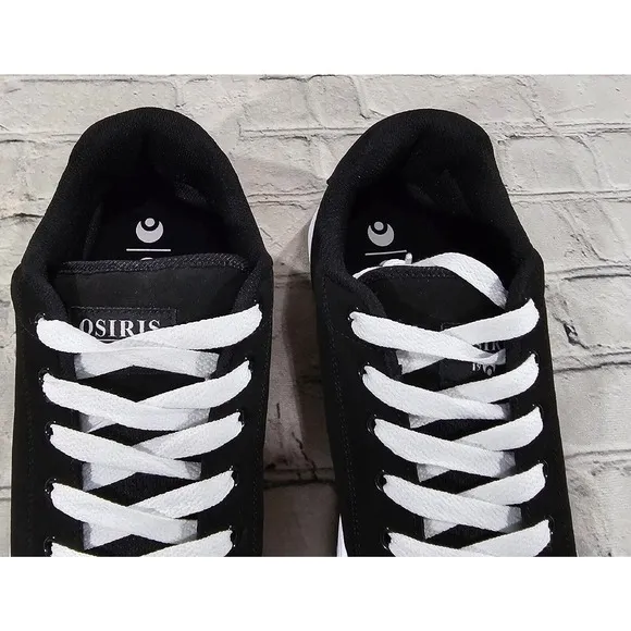 Osiris Troma Icon Black White Skateboard Shoes MENS SIZE 11