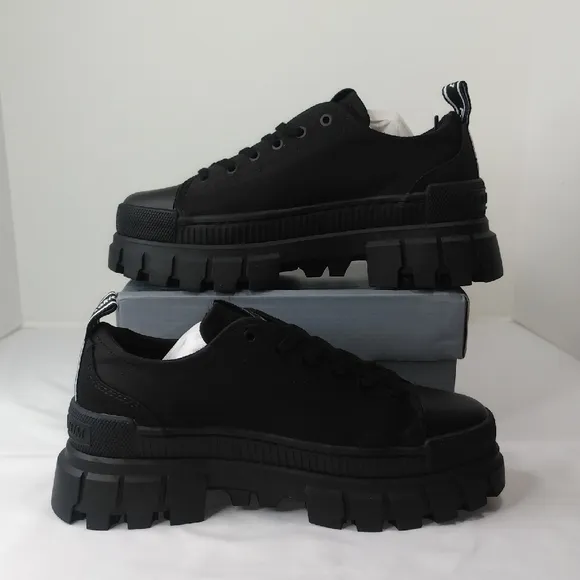Palladium Revolt LO TX Black Lo Top Sneaker Boot 97243-010-M SZ 8.5 NIB