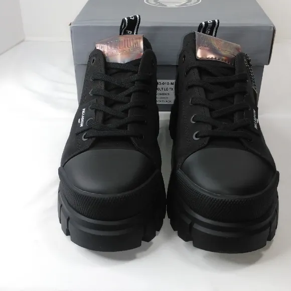 Palladium Revolt LO TX Black Lo Top Sneaker Boot 97243-010-M SZ 8.5 NIB