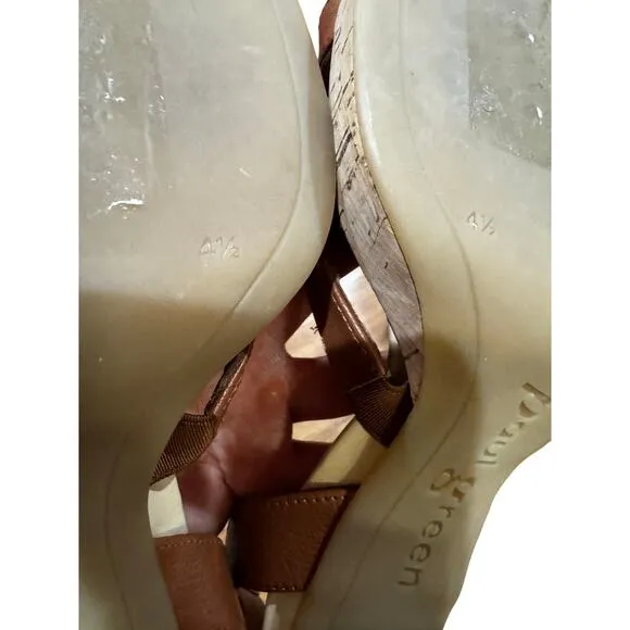 Paul Green Classic Tan Neutral  Tina fisherman sandal Women's UK 4.5/ US 7