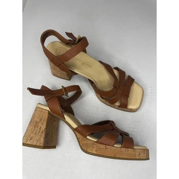 Paul Green Classic Tan Neutral  Tina fisherman sandal Women's UK 4.5/ US 7