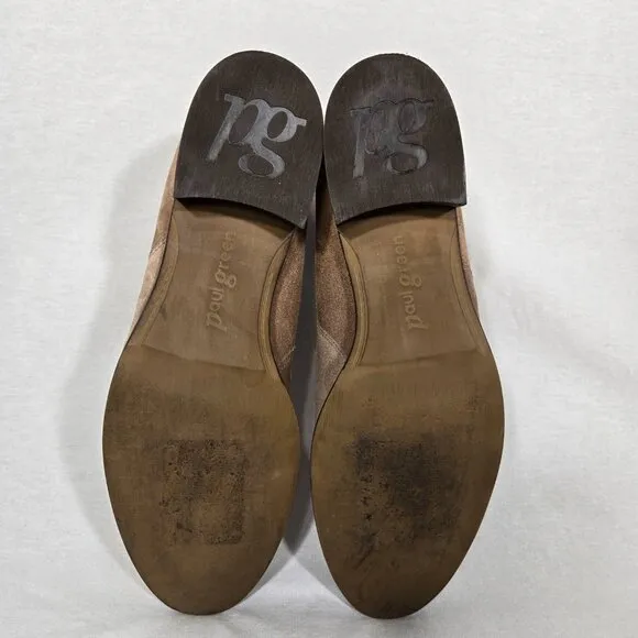 PAUL GREEN Old Money Elevated Basic TAN Suede Leather Chelsea Booties Size 10.5.