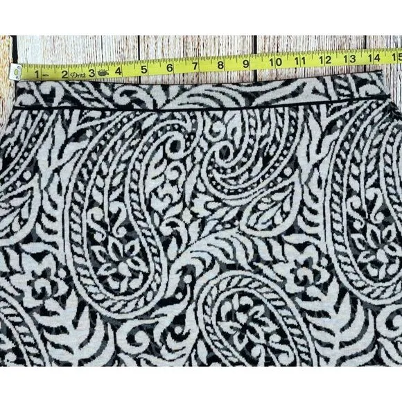 Peruvian Connection Paisley Knit Maxi Skirt Size Medium Pima Cotton‎ NWT