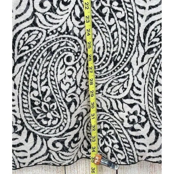 Peruvian Connection Paisley Knit Maxi Skirt Size Medium Pima Cotton‎ NWT