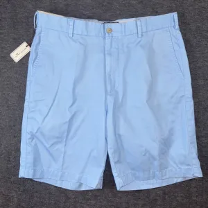 PETER MILLAR Mens Winston Washed Twill Shorts Golf MCOB31 Tarheel Blue Sz 34 NEW