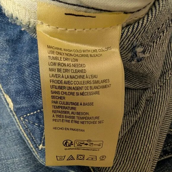 Pilcro Anthropologie Wide Flare Jean Coastal Casual Timeless Current - Size 28