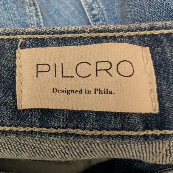 Pilcro Anthropologie Wide Flare Jean Coastal Casual Timeless Current - Size 28