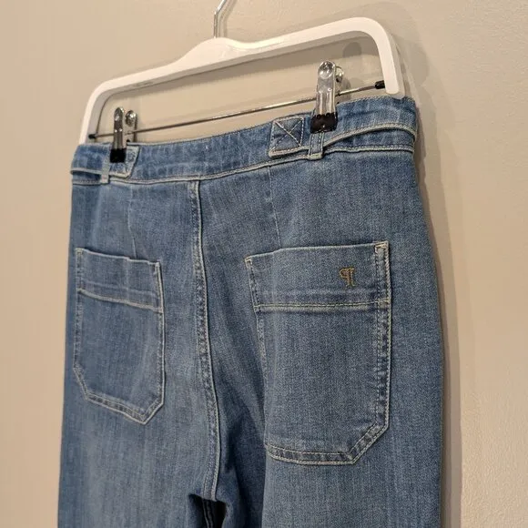 Pilcro Anthropologie Wide Flare Jean Coastal Casual Timeless Current - Size 28