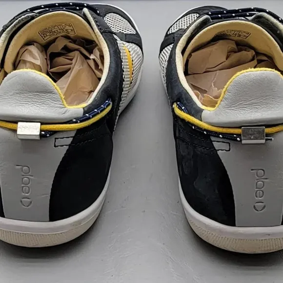 Plae Butler Shoes Sneakers Dress Blue Yellow Size 9 Womens/7.5 Mens #550010-419