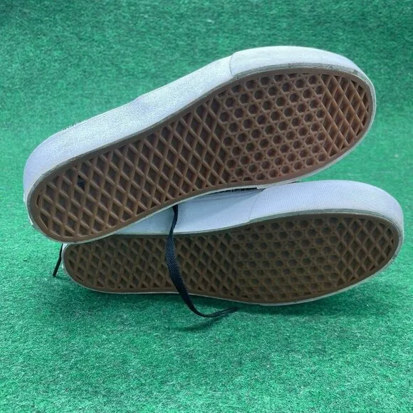 Platform Chunky Black And White Vans Women's Size 9