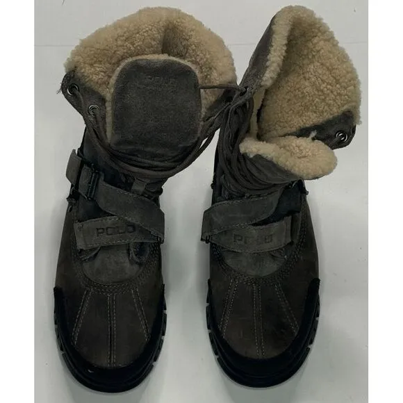 Polo by Ralph Lauren Men's Rare Vintage Tavin Rollover Boots Size 8.5‎ D