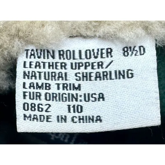 Polo by Ralph Lauren Men's Rare Vintage Tavin Rollover Boots Size 8.5‎ D