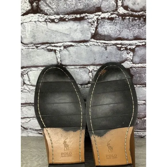 Polo Ralph Lauren Alston Penny Brown Leather Dress Loafers Men Sz 9.5M US/42.5EU