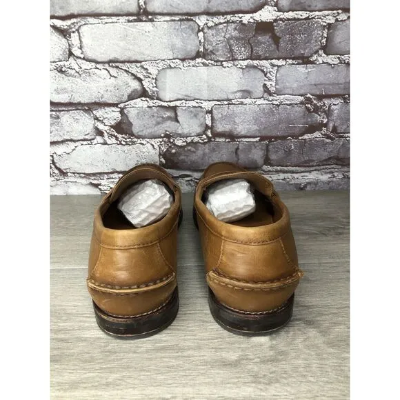 Polo Ralph Lauren Alston Penny Brown Leather Dress Loafers Men Sz 9.5M US/42.5EU