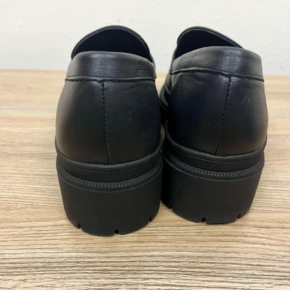 Portland Leather New ZOE CHUNKY LOAFER | Size 9 | Black