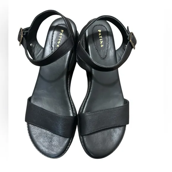 Portland Leather Patina Soho Strappy Sandals boho 90’s chunky classic minimalist